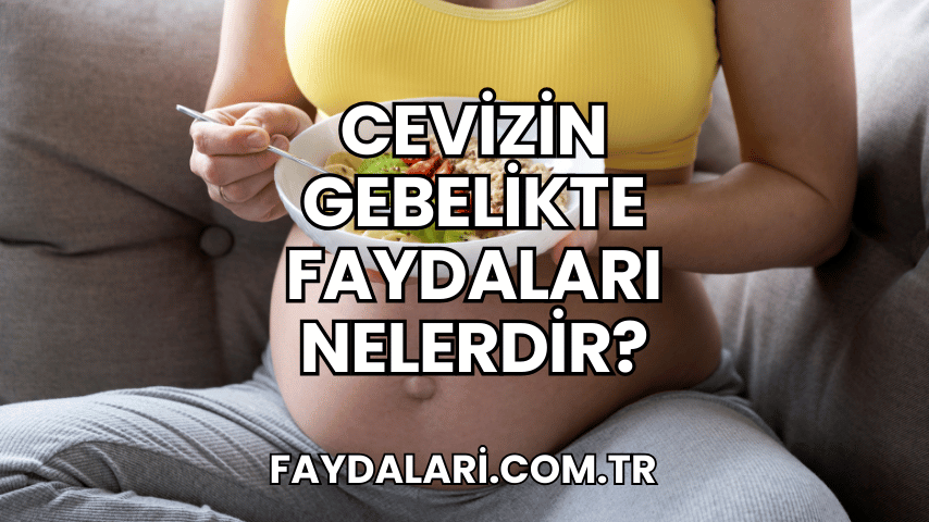 Cevizin Gebelikte Faydaları Nelerdir?