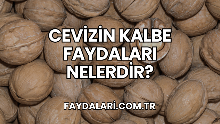 Cevizin Kalbe Faydaları Nelerdir?