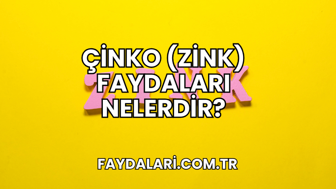 Çinko (Zink) Faydaları Nelerdir?