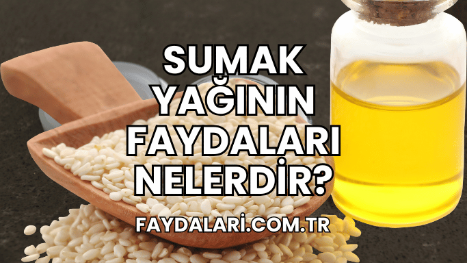 Sumak Yağının Faydaları Nelerdir?