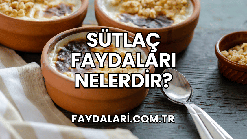 Sütlaç Faydaları Nelerdir?