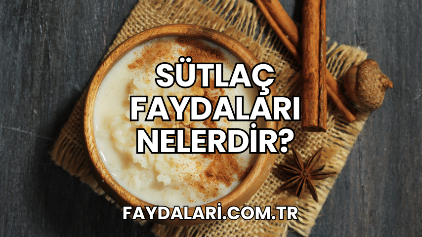 Sütlaç Faydaları Nelerdir?