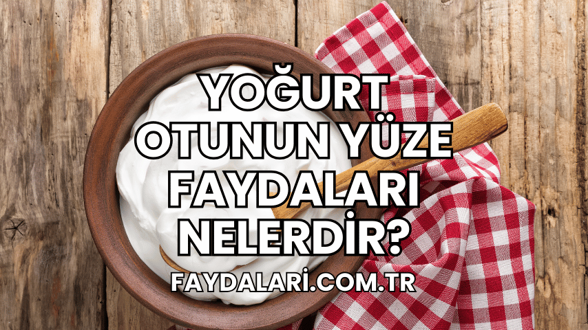 Yoğurt Otunun Yüze Faydaları Nelerdir?