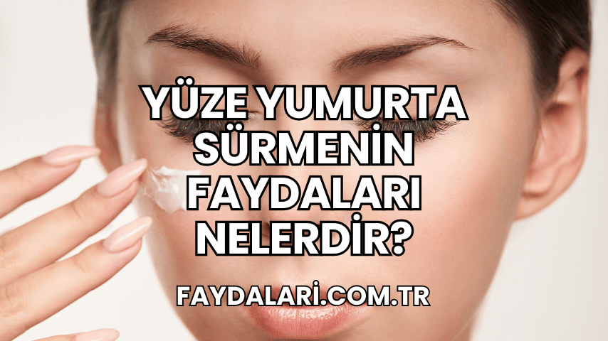 Yüze Yumurta Sürmenin Faydaları Nelerdir?