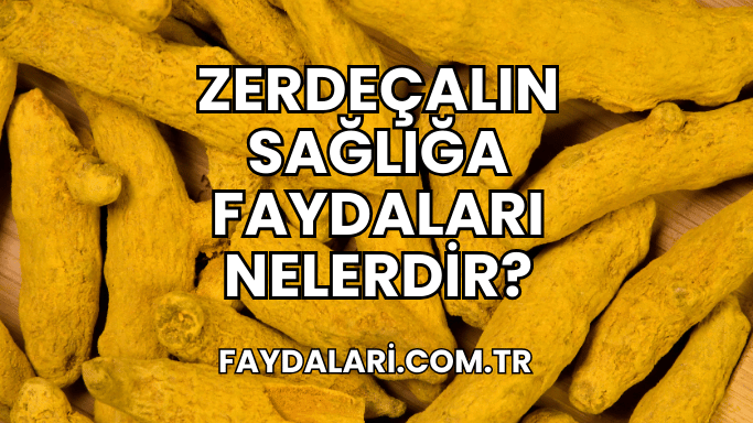 Zerdeçalın Sağlığa Faydaları Nelerdir?