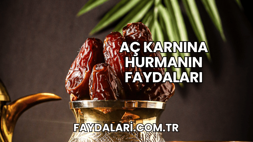 Aç Karnına Hurmanın Faydaları