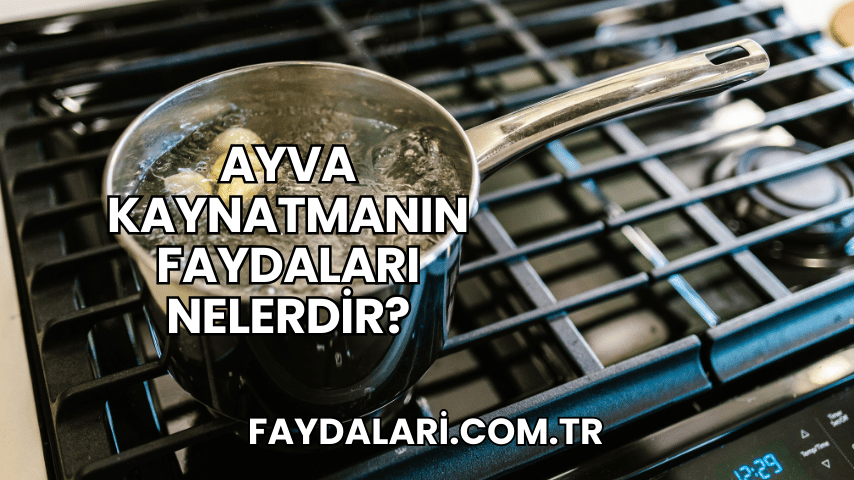 Ayva Kaynatmanın Faydaları Nelerdir?