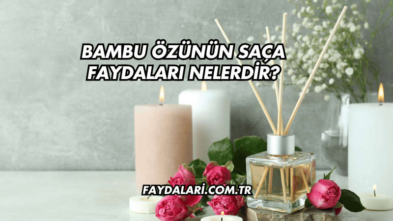 Bambu Özünün Saça Faydaları Nelerdir?