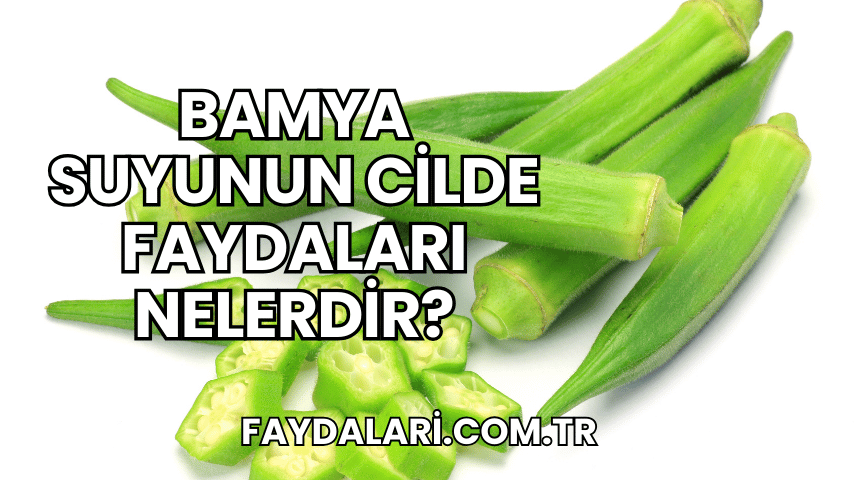 Bamya Suyunun Cilde Faydaları Nelerdir?