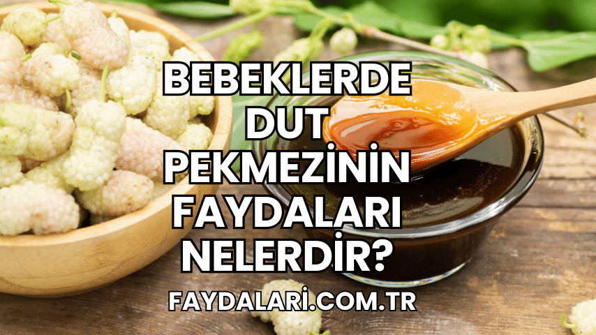 Bebeklerde Dut Pekmezinin Faydaları Nelerdir?