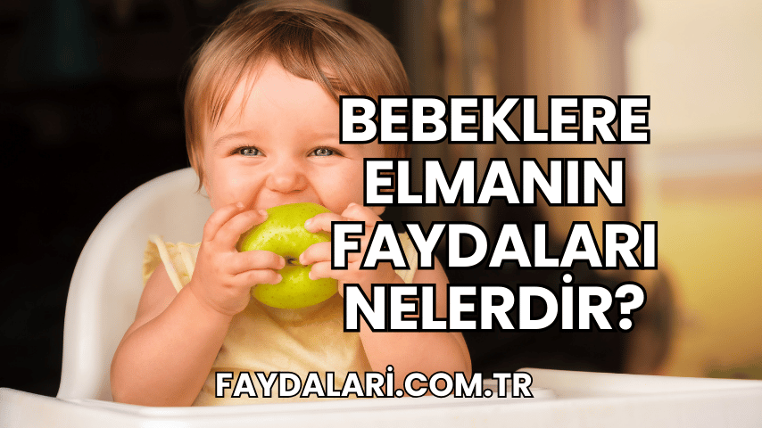 Bebeklere Elmanın Faydaları Nelerdir?