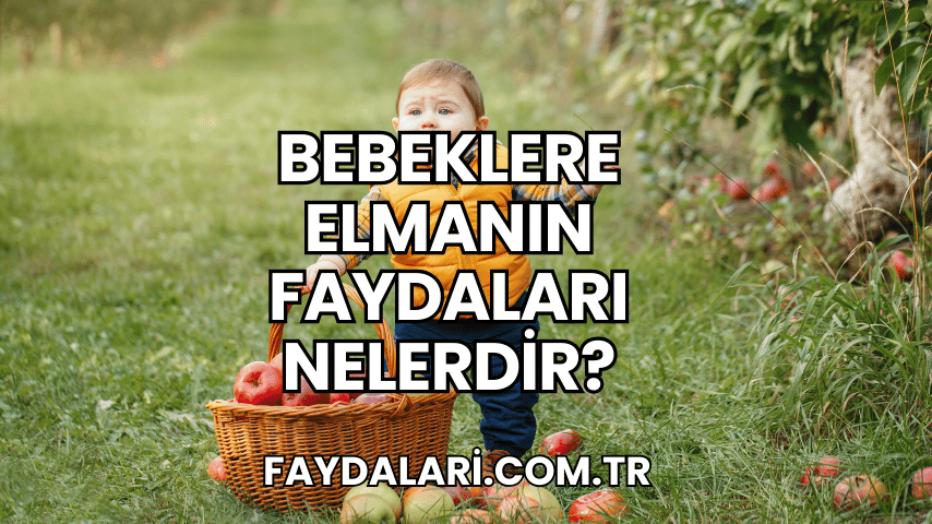 Bebeklere Elmanın Faydaları Nelerdir?