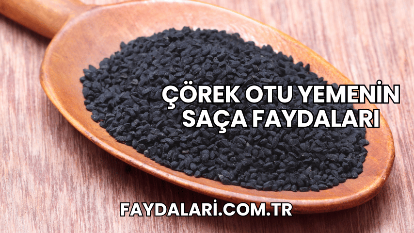 Çörek Otu Yemenin Saça Faydaları