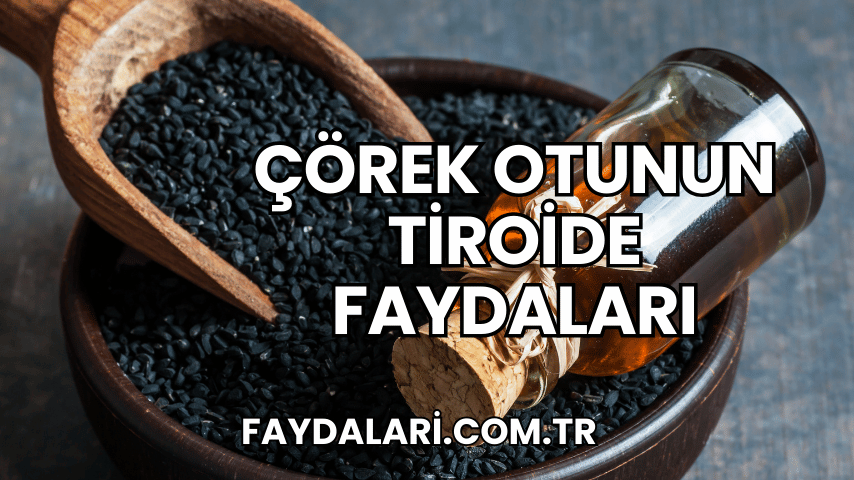 Çörek Otunun Tiroide Faydaları