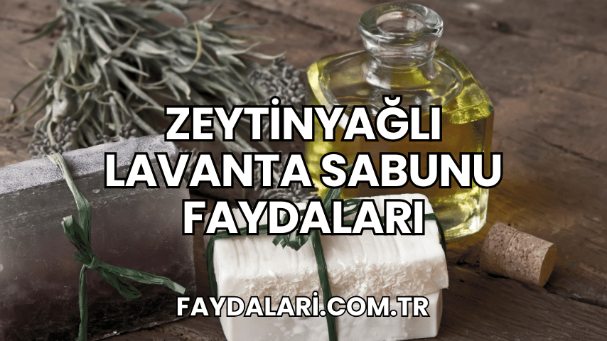 Zeytinyağlı Lavanta Sabunu Faydaları